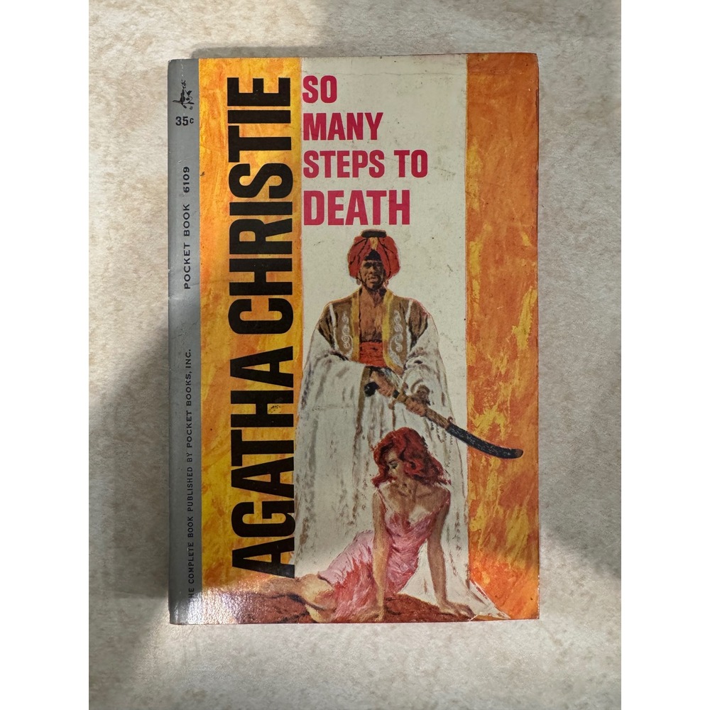 Agatha Christie So Many Steps to Death Vintage‎ 1961 Pocket Book 6109 Paperback